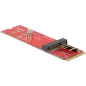 Preview: Delock Konverter M.2 Key M Stecker  M.2 Key E Slot für USB und PCIe Module