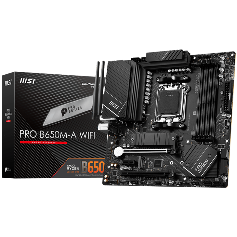 Pro B650M-A WIFI, AMD B650 Mainboard - Sockel AM5