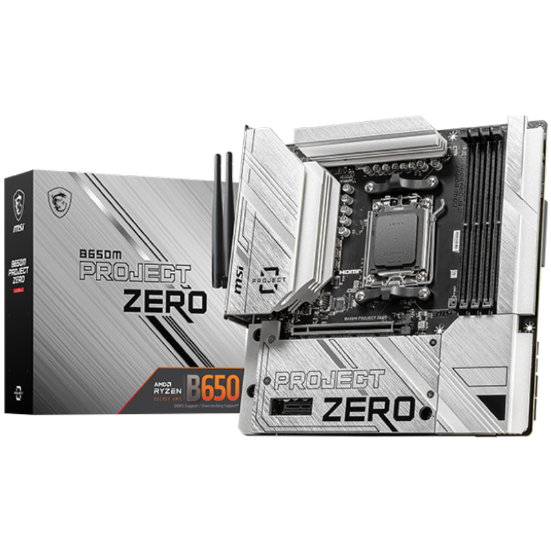 B650M Project Zero, AMD B650 Mainboard - Sockel AM5