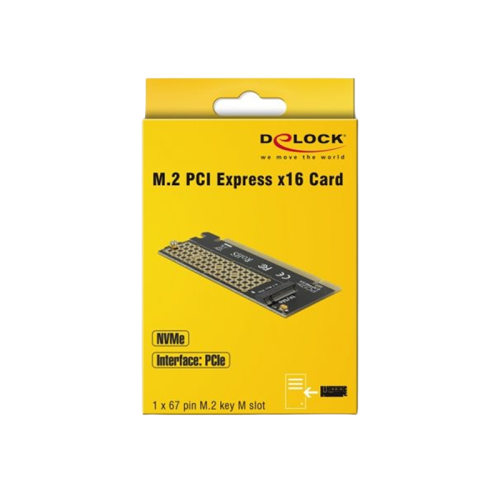 Delock PCI Express x16 Karte zu 1 x NVMe M.2 Key M