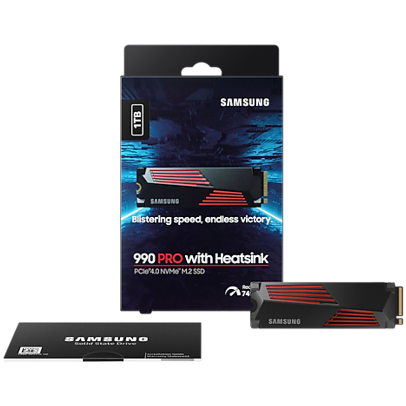 990 Pro Heatsink NVMe SSD - 1 TB M.2 PCIe 4.0