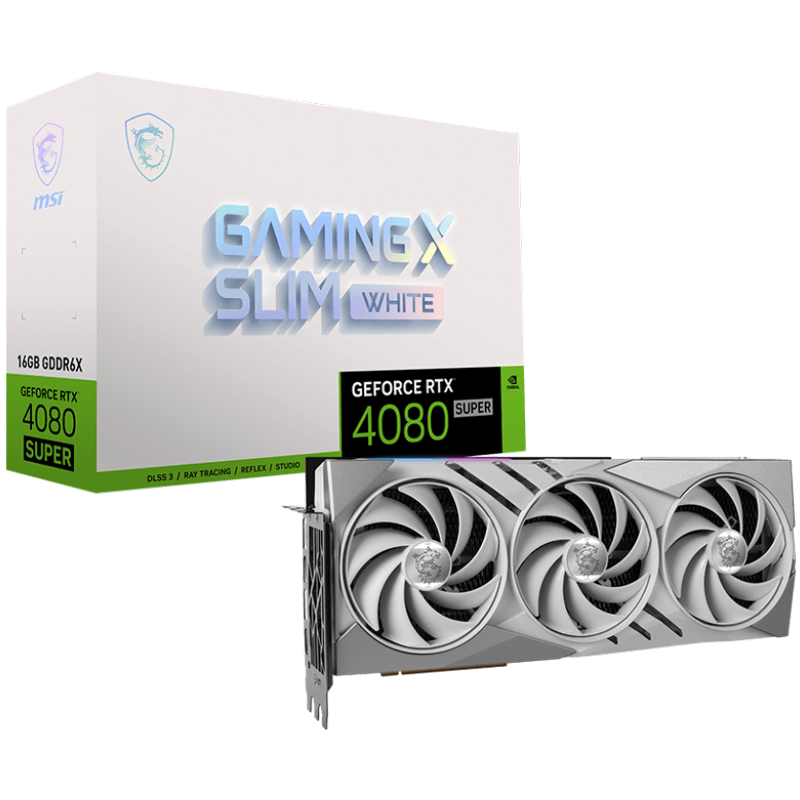 GeForce RTX 4080 Super Gaming X Slim White 16GB GDDR6X