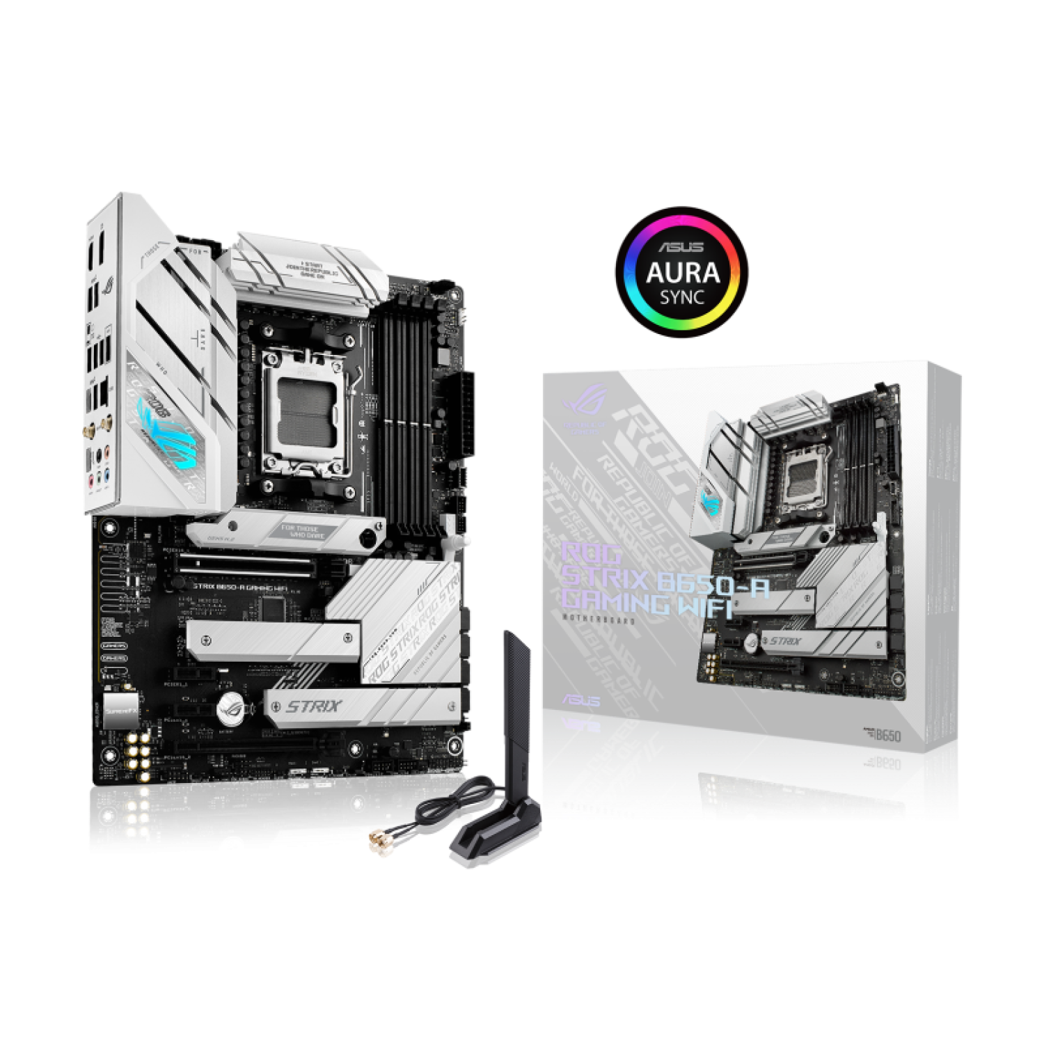 ASUS ROG STRIX B650-A GAMING WIFI, AMD B650 - Mainboard - Sockel AM5