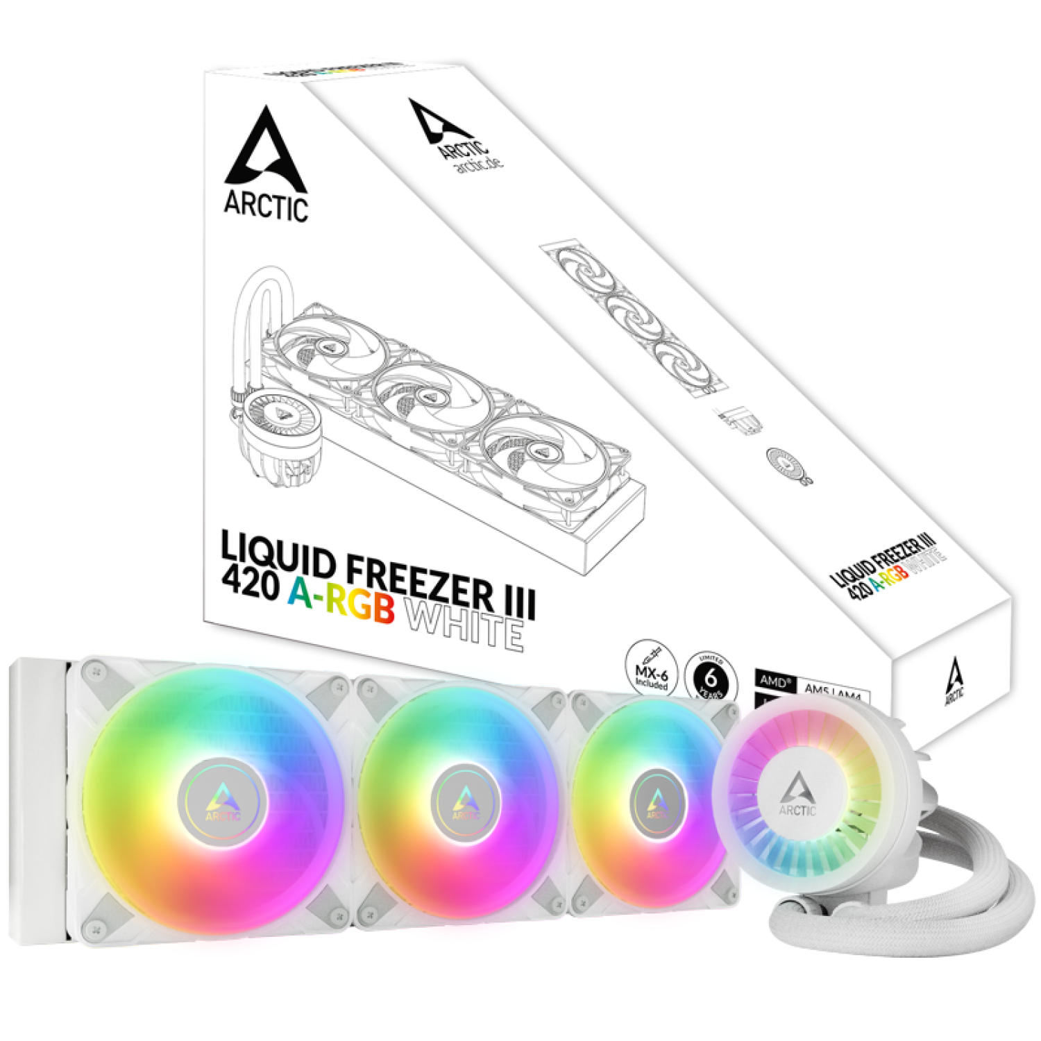 Liquid Freezer III 420 A-RGB (White)