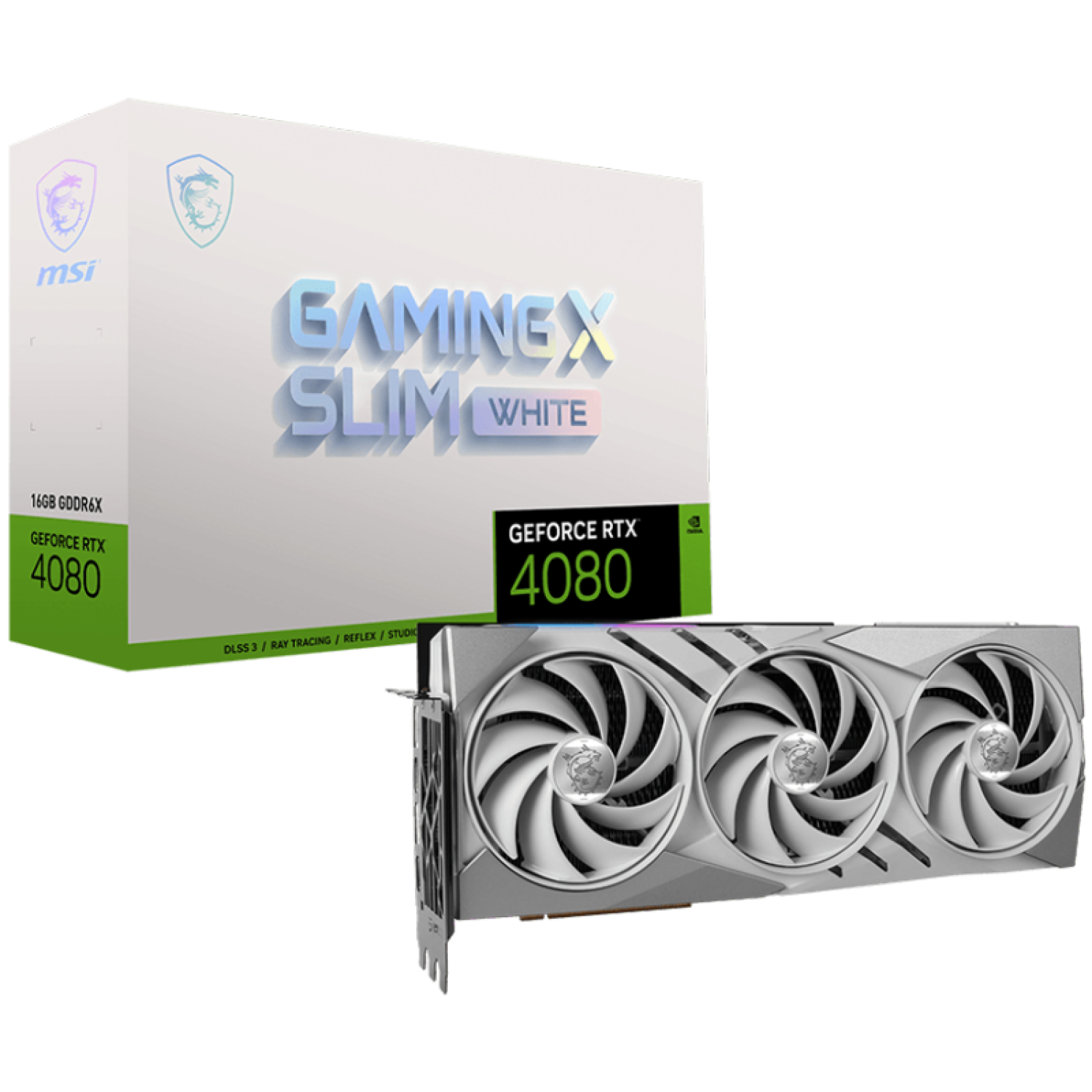 GeForce RTX 4080 Gaming X Slim White 16GB GDDR6X