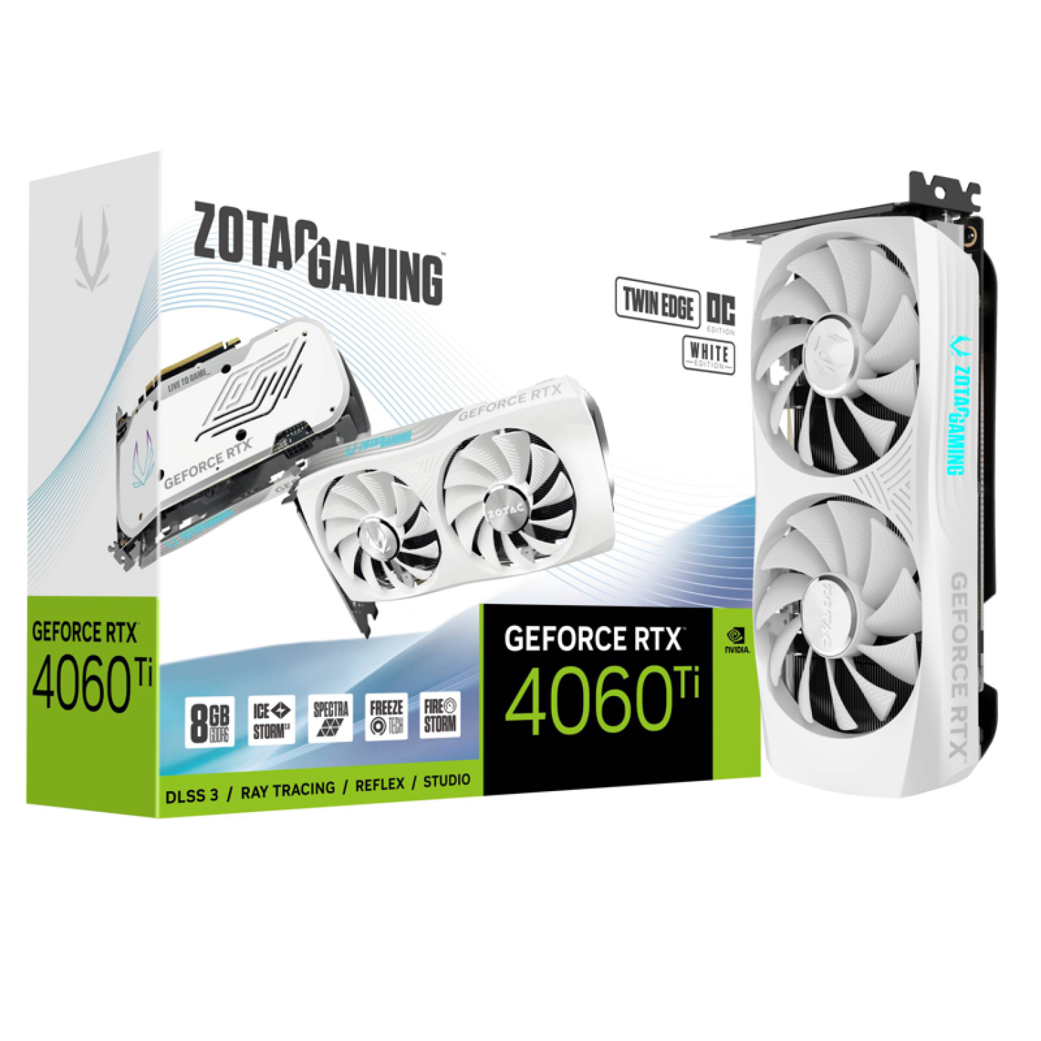Gaming GeForce RTX 4060 Ti 8GB Twin Edge OC White Edition